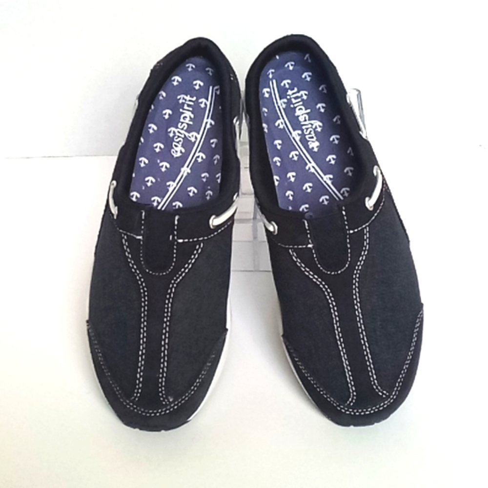 EASY SPIRT Travel Navy Mule Slide on Sz 8